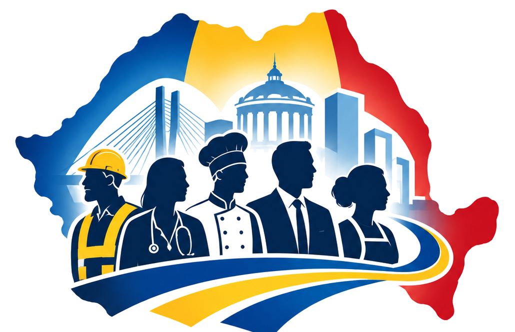 WorkInRomania — harta României